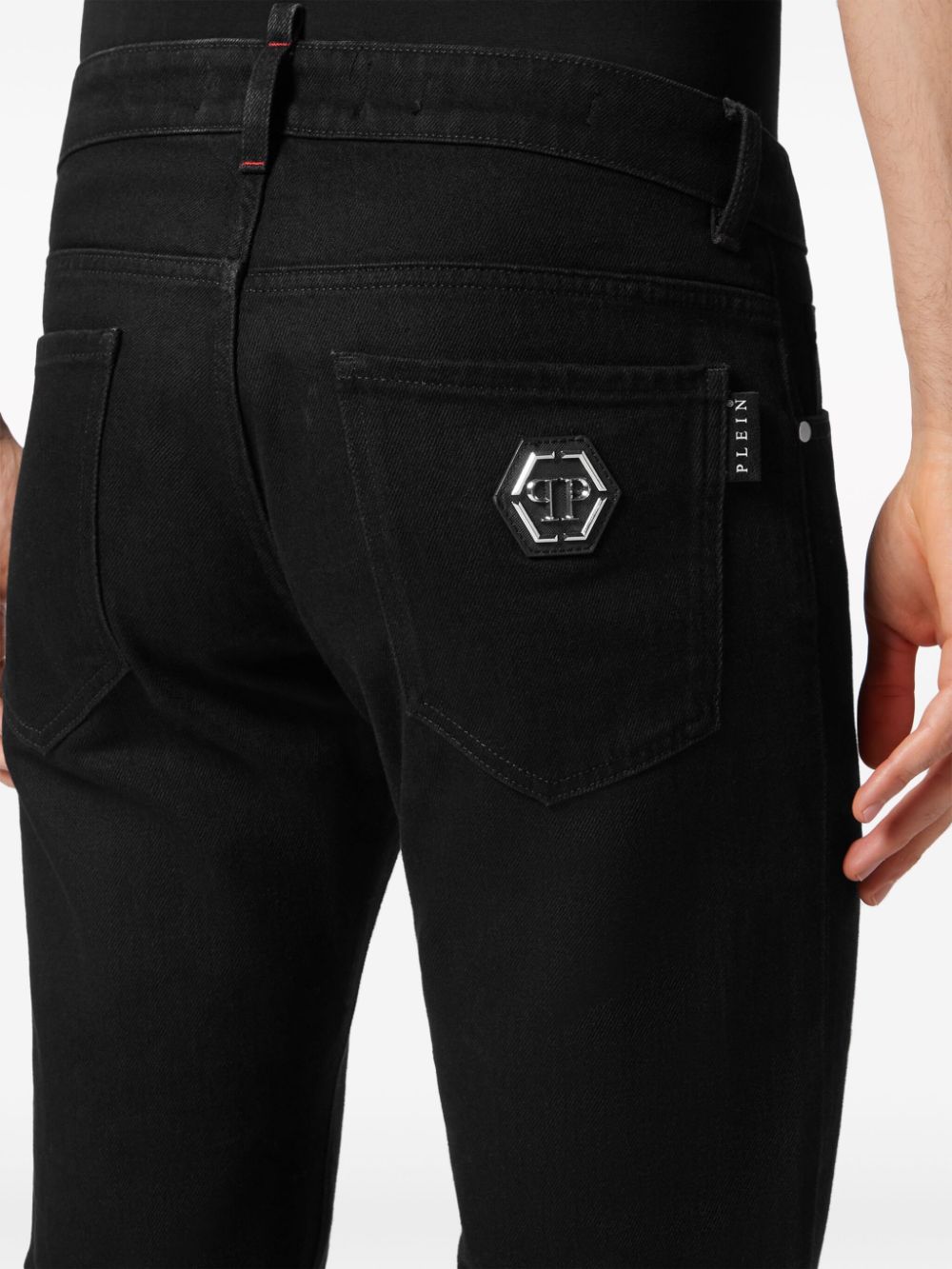 Philipp Plein Straight jeans Zwart