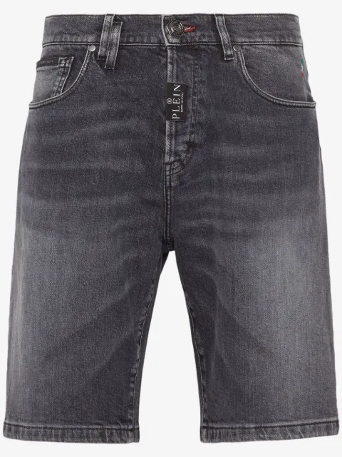 Philipp Plein Formentera low-rise denim shorts