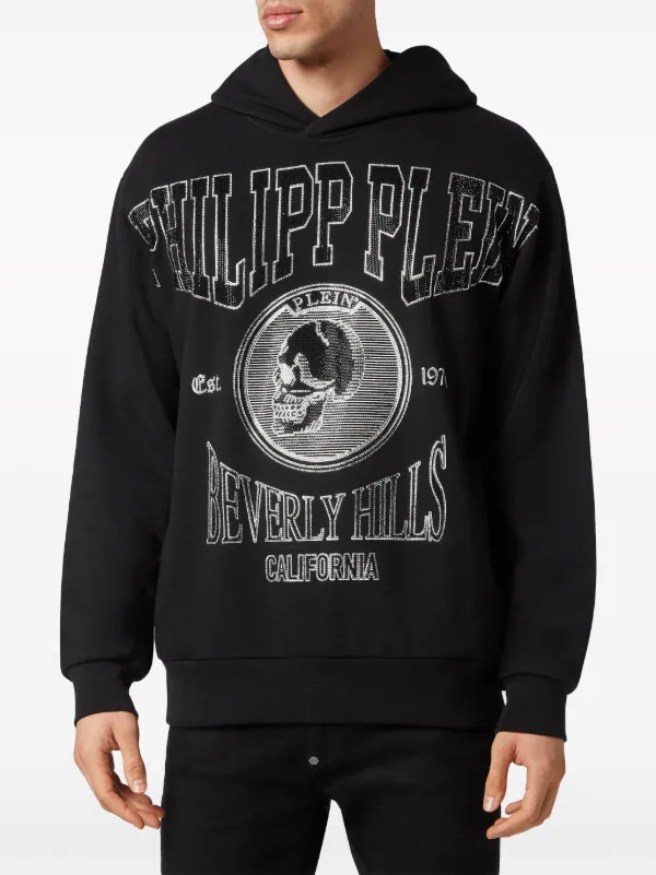 Philipp Plein ビジュートリム パーカー | ブラック | FARFETCH JP