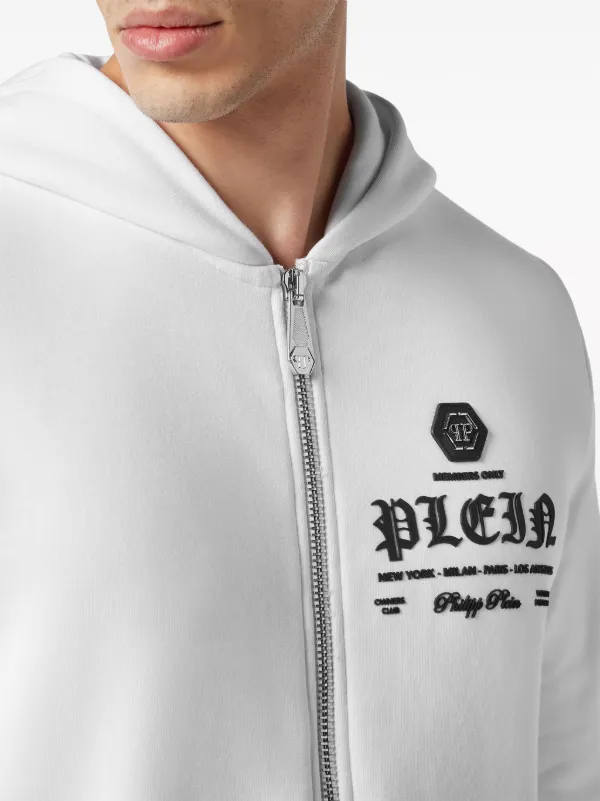 Philipp plein shop white hoodie