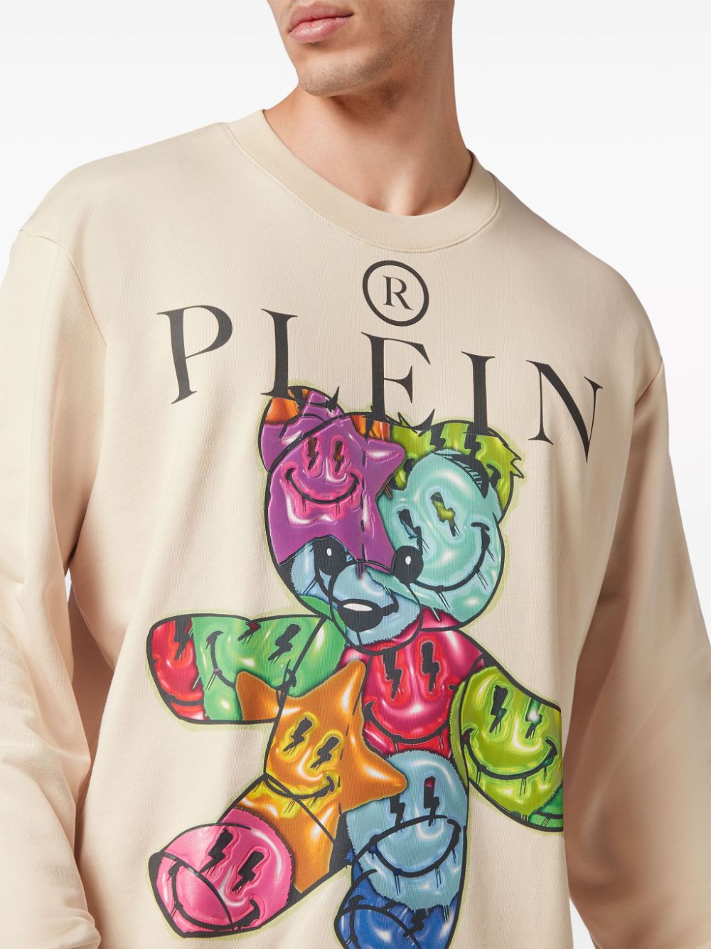 Philipp Plein Teddy Bear cotton sweatshirt Men