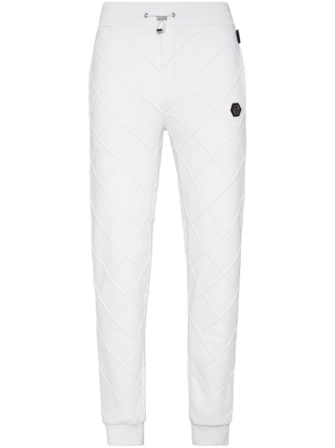 Philipp Plein diamond-quilted track pants Men