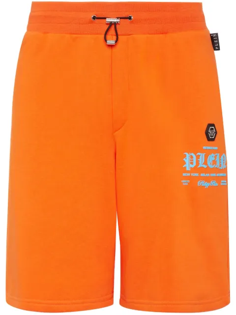Philipp Plein logo-print track shorts 