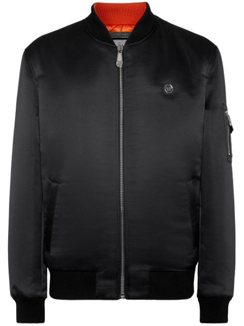 Philipp Plein satin-finish bomber jacket Men