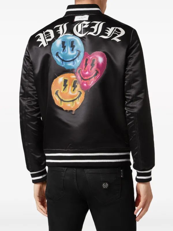 Philipp Plein リバーシブル ボンバージャケット | ブルー | FARFETCH JP