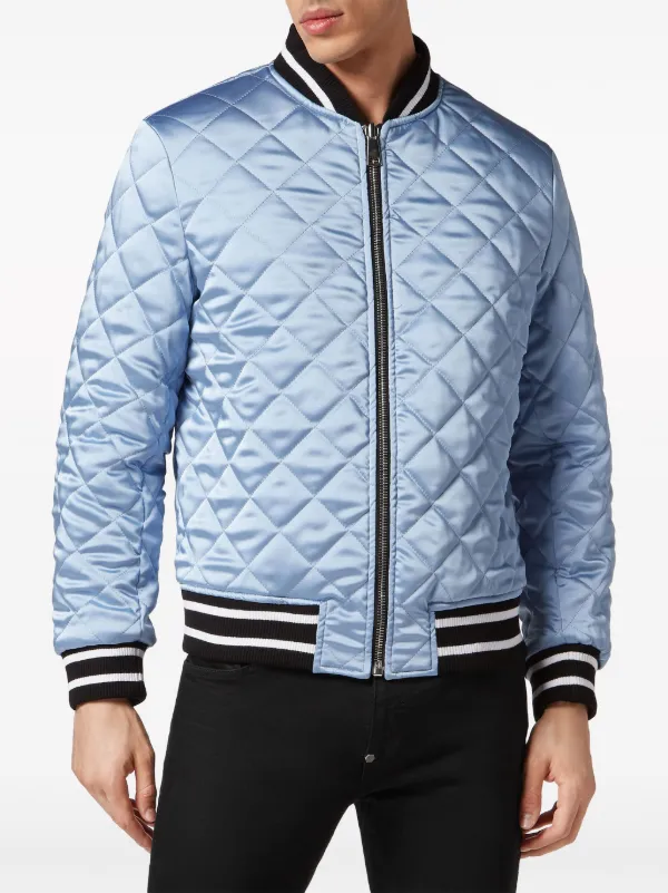 Philipp Plein リバーシブル ボンバージャケット | ブルー | FARFETCH JP