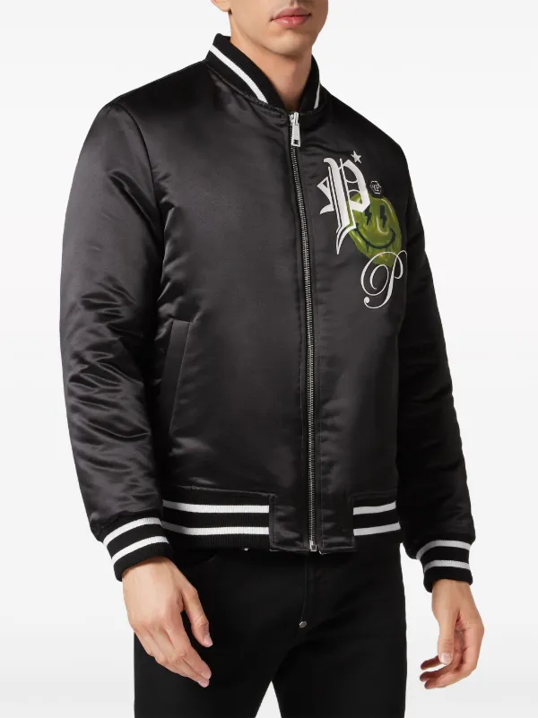 PHILIPP PLEINパーカー　格安美品LM　ジャケット Philipp Plein ジップアップ パーカー | ブラック | FARFETCH JP