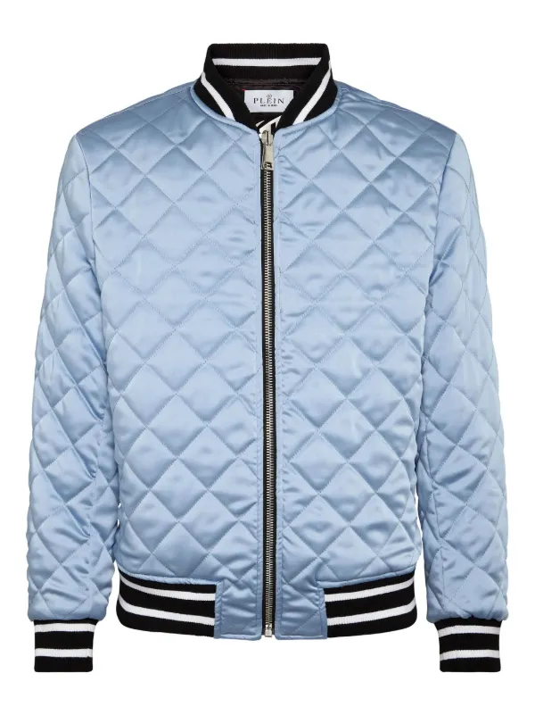 Philipp Plein リバーシブル ボンバージャケット | ブルー | FARFETCH JP