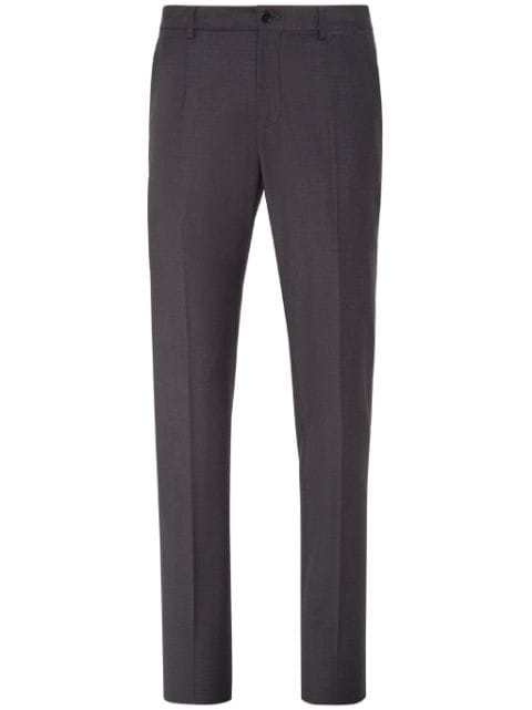 Philipp Plein pressed-crease tailored trousers 