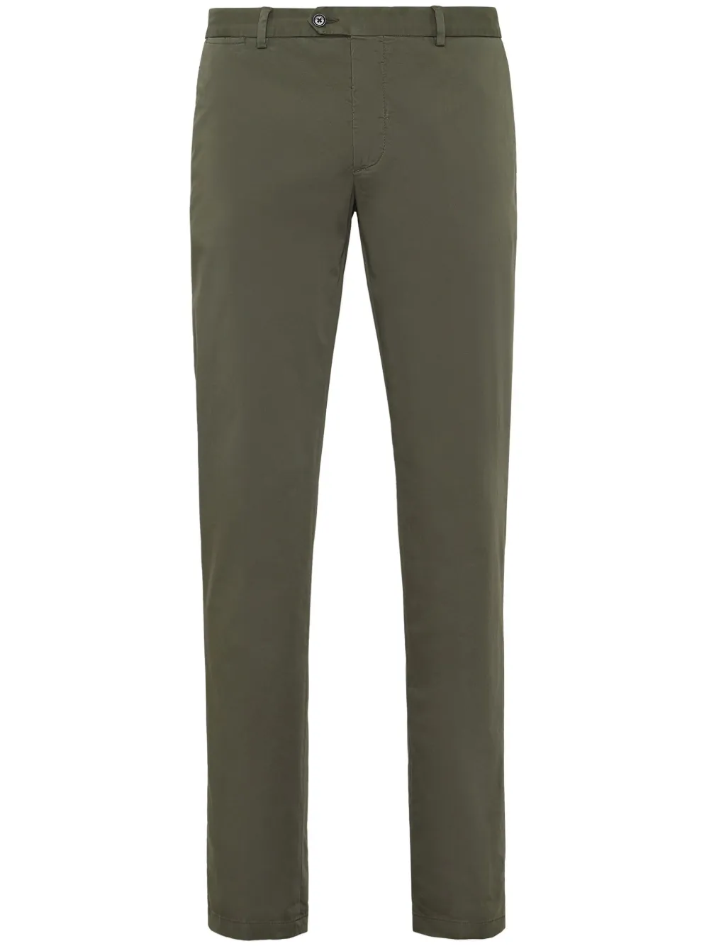 Philipp Plein Chino Mit Logo-patch In Green