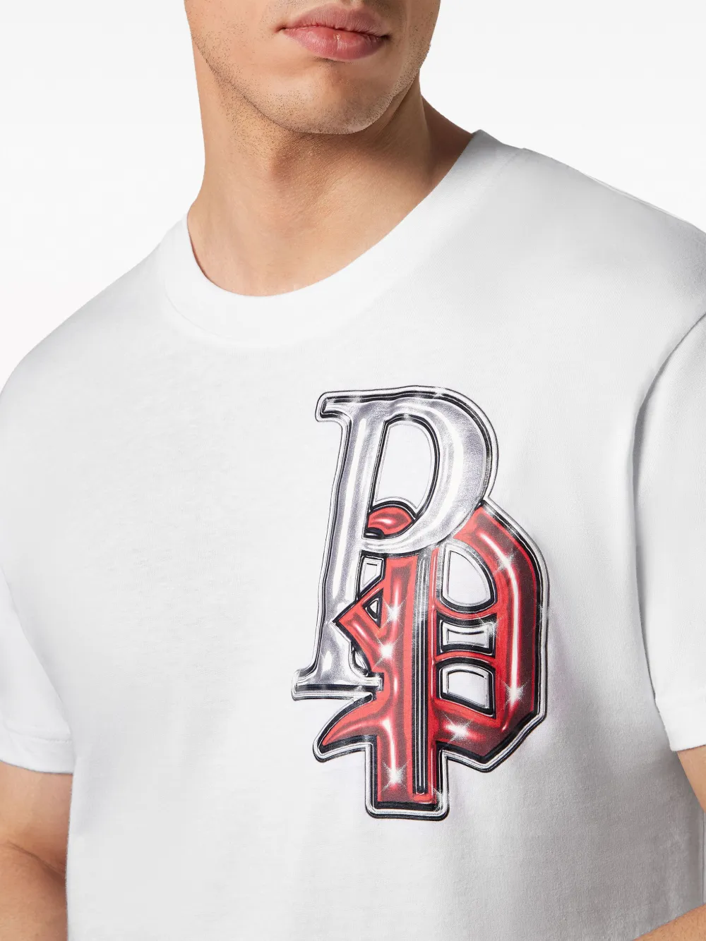 Philipp Plein Katoenen T-shirt Wit