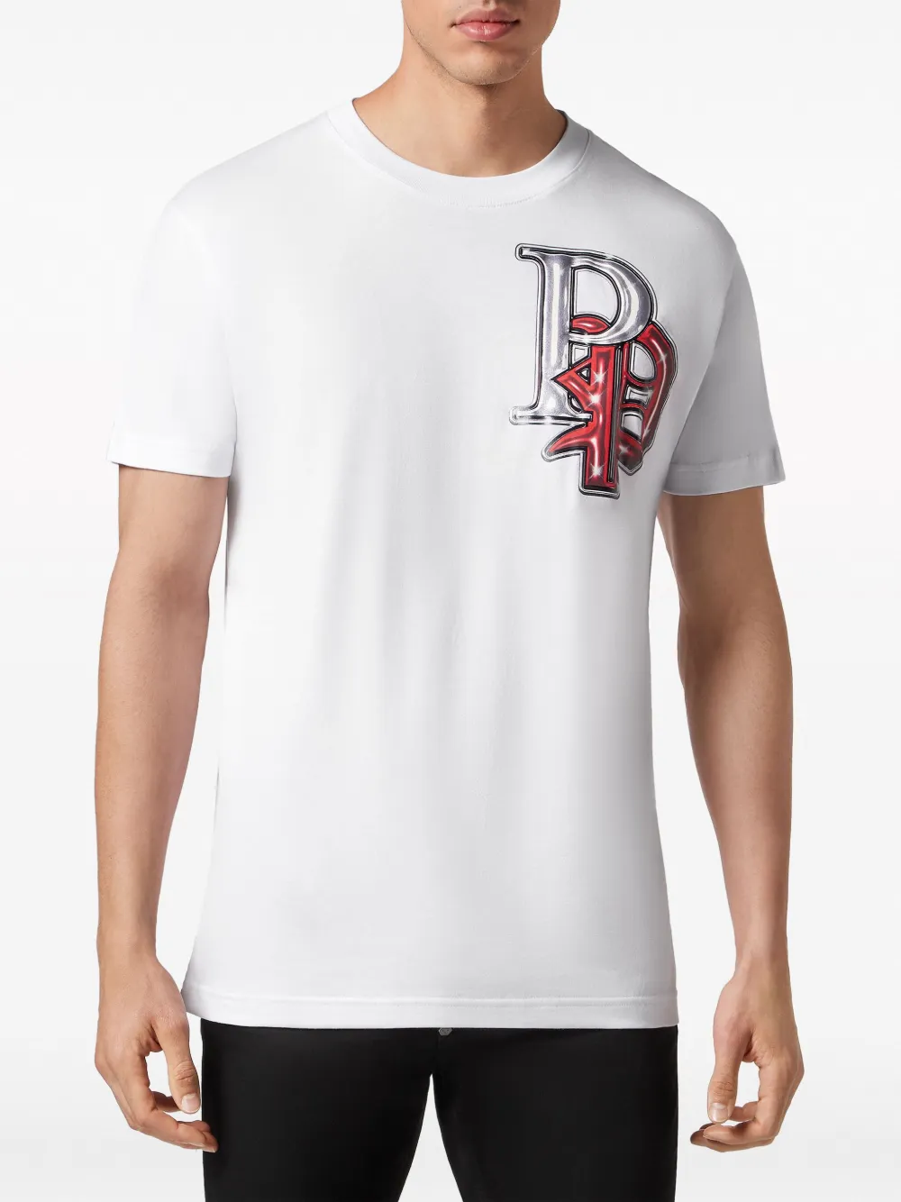 Philipp Plein Katoenen T-shirt Wit