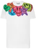 Philipp Plein SS Smile cotton T-shirt - White