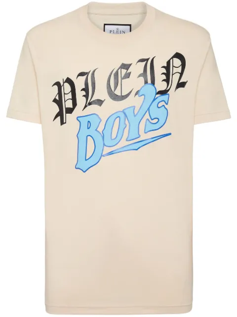 Philipp Plein playera con eslogan estampado