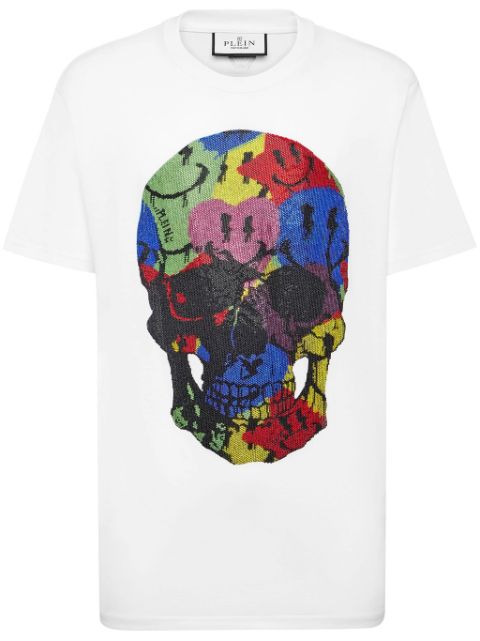 Philipp Plein Smile-print cotton T-shirt Men