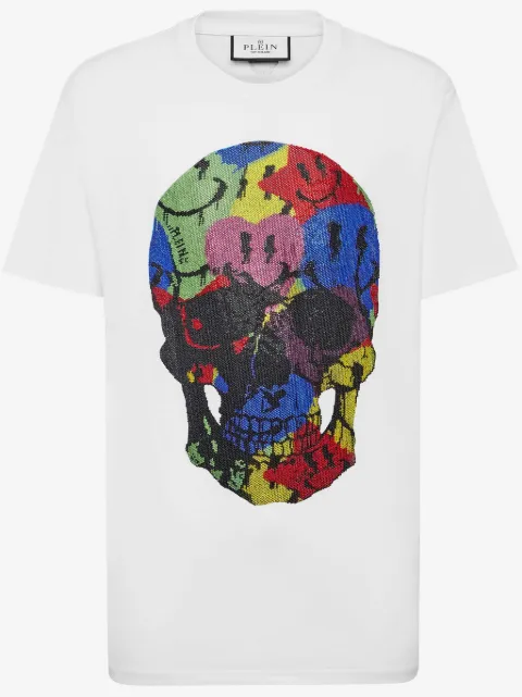 Philipp Plein playera con estampado Smile