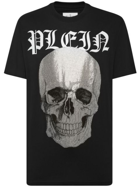 Philipp Plein skull crystal-embellished cotton T-shirt Men