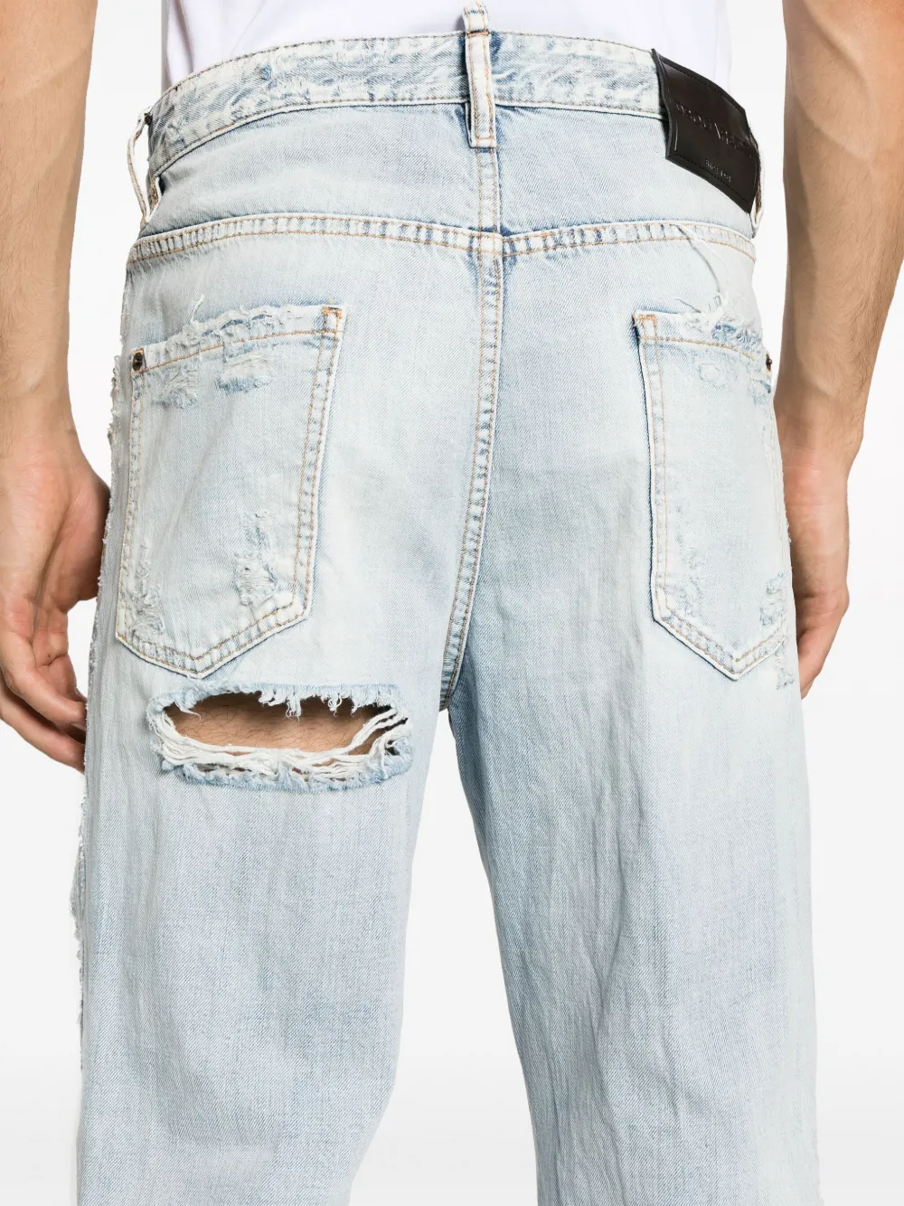 DSQUARED2 Straight jeans Blauw