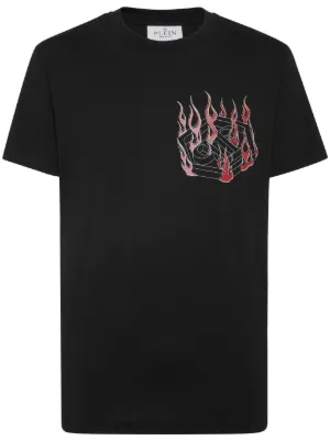 Neil Barrett Layered Cotton T-shirt | Black | FARFETCH