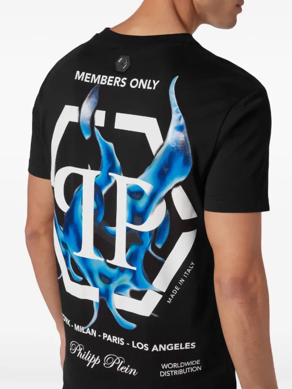 Tシャツ・カットソー PHILIPP PLEIN Men T Shirts SAECMTK8111PJY002N0108 Blue $_12.JPG?set_id=880000500F