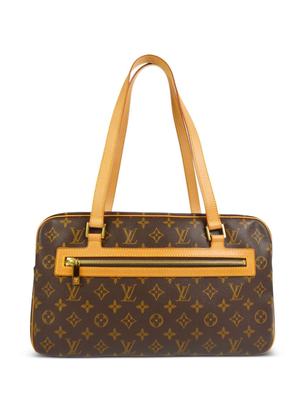 Pre-owned Louis Vuitton 2002  Cite Gm Tote Bag In Brown