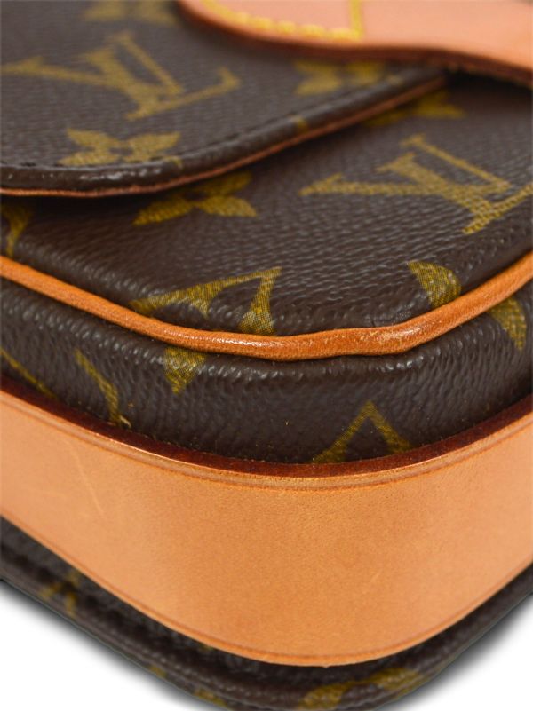 Brown Louis Vuitton Monogram Cartouchiere PM Crossbody Bag