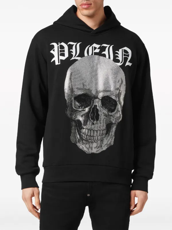 Sudadera Philipp Plein Ls Skeleton Hombre Creme España Color Sudadera  Philipp Plein Skeleton Crema Con Estampado Esqueleto Sudadera Philipp  Plein Ls