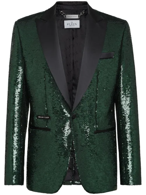 Blazer à poches plaquées - Philipp Plein - Modalova