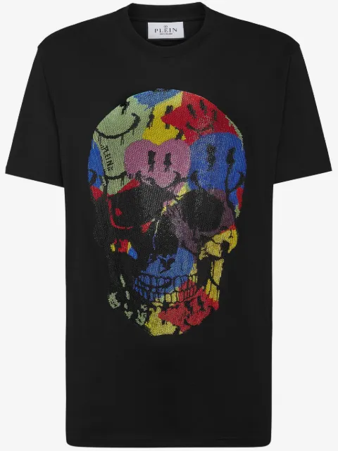 Philipp Plein playera con estampado Smile