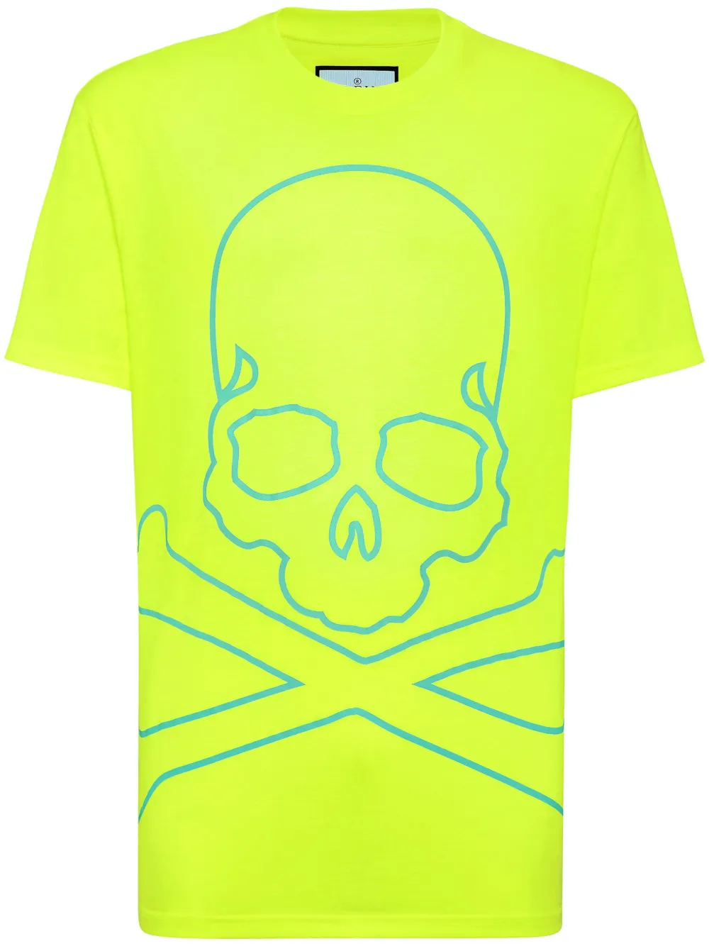 Philipp plein t shirt best sale green skull