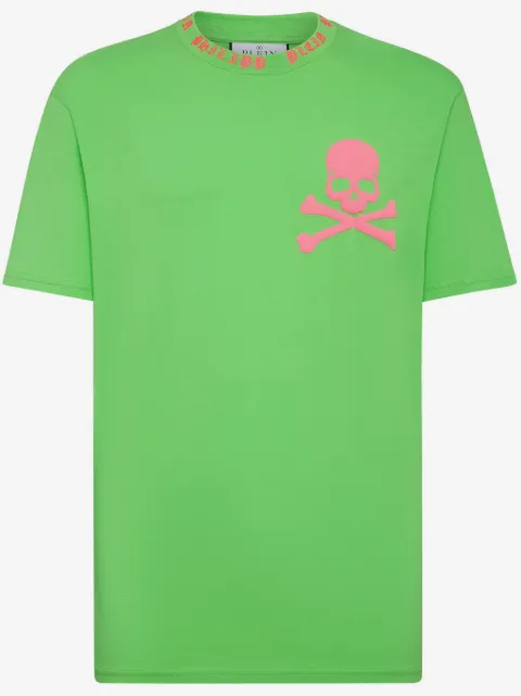 Philipp Plein Skull&Bones-print cotton T-shirt