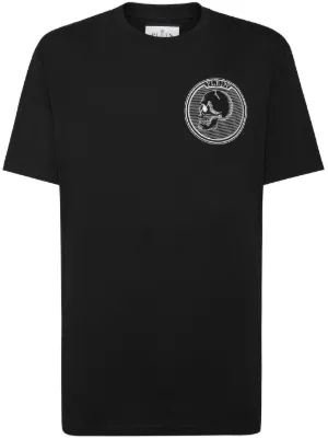 philme  フィルム P logo T-shirt ロゴTシャツ Philipp Plein Hexagon Tシャツ | ブラック | FARFETCH JP