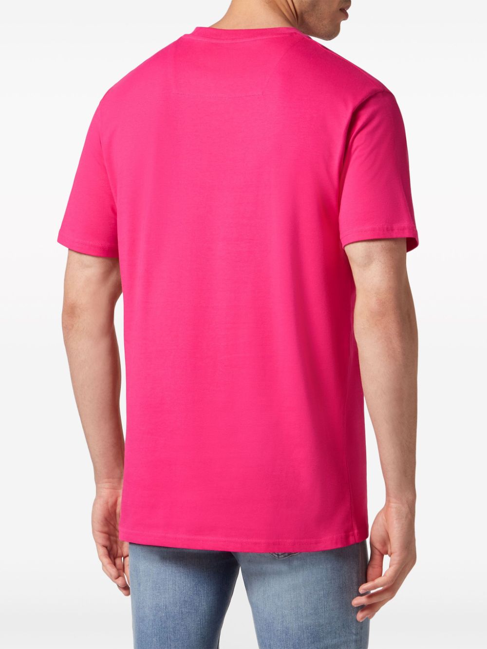 Philipp Plein T-shirt met logoprint Roze