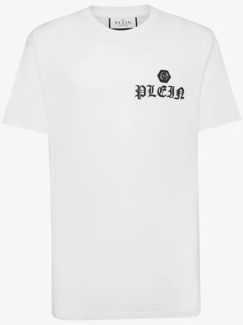 Philipp Plein playera con cuello redondo
