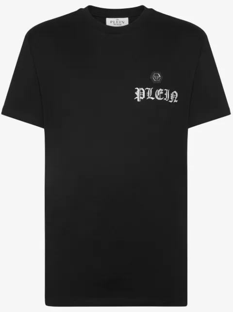 Philipp Plein skull crystal-embellished T-shirt