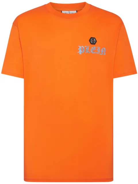 Philipp Plein playera con motivo Skull y detalles de cristal