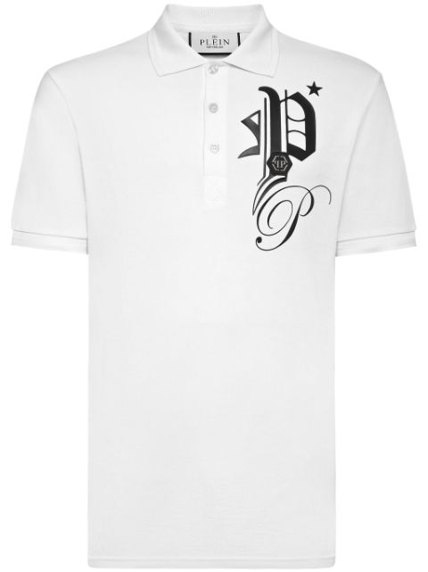 Philipp Plein Gothic Plein cotton polo shirt Men