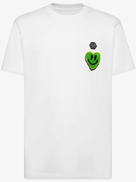 Philipp Plein smile-print cotton T-shirt