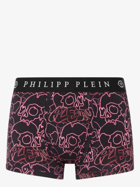 Philipp Plein Cueca boxer com estampa de caveira