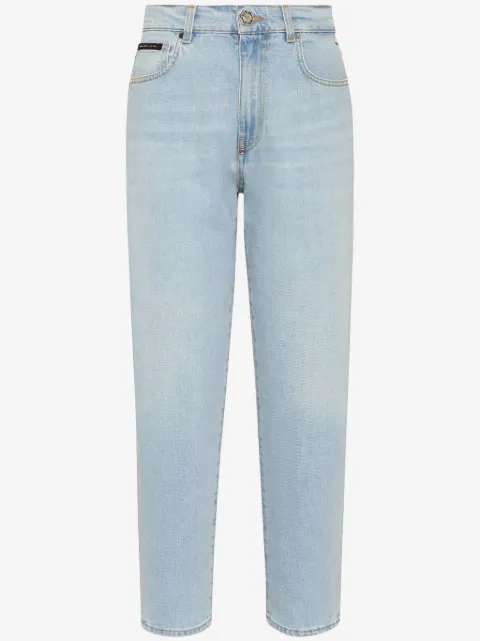 Philipp Plein high-rise straight-leg jeans