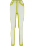 Philipp Plein Super Fluo high-rise jeggings - White