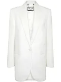 Philipp Plein Cady shoulder-padded blazer - White