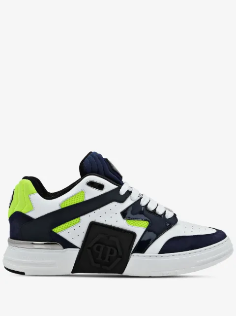 Philipp Plein Mix logo-patch sneakers 