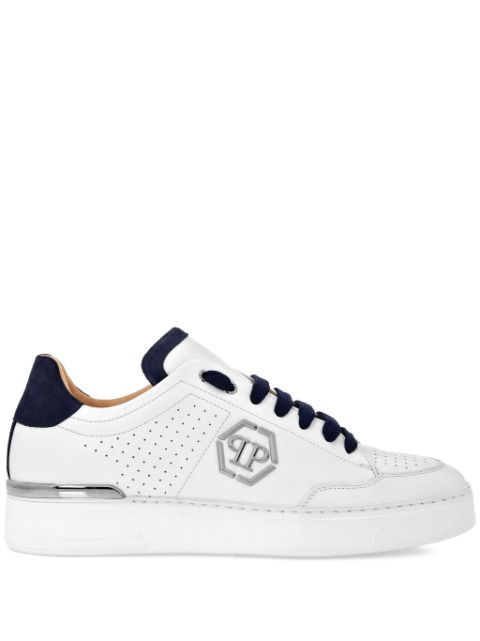 Philipp Plein logo-applique lace-up sneakers Men