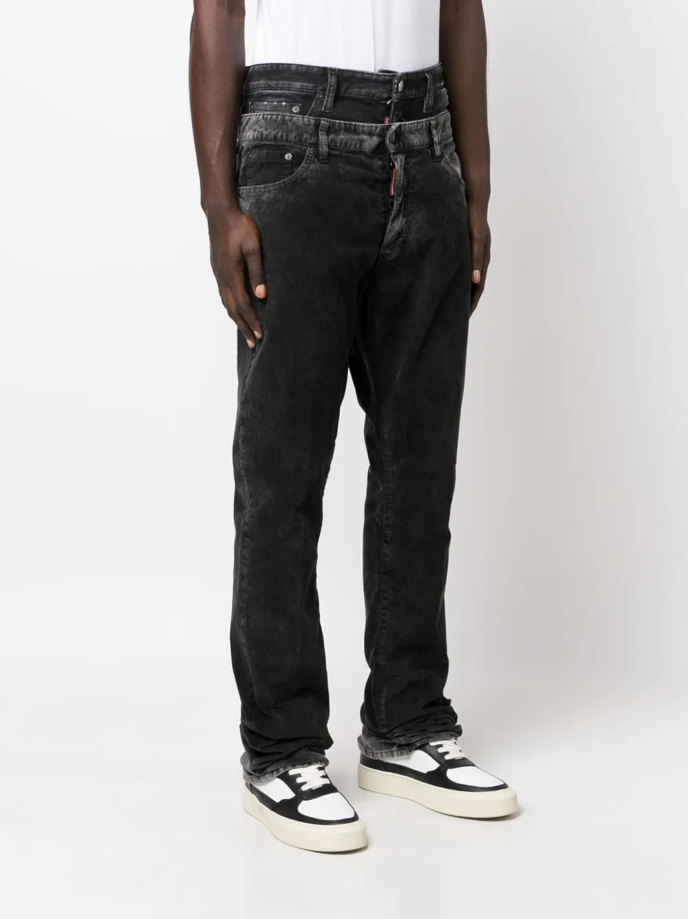 DSQUARED2 Straight jeans Zwart