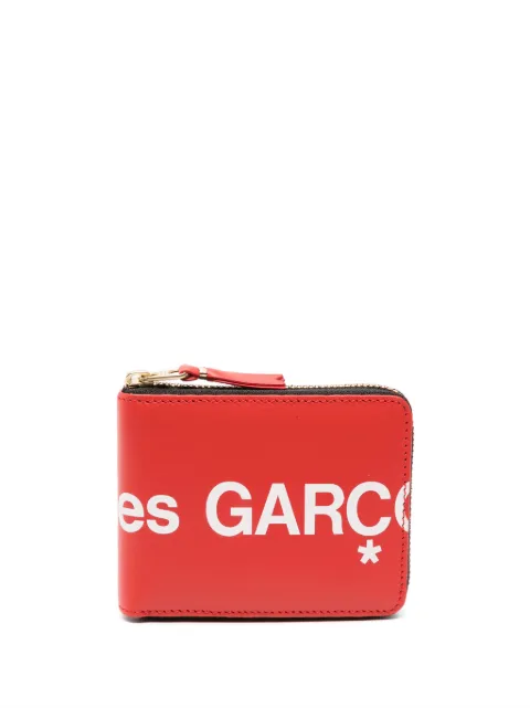 Comme Des Garçons Wallet logo-print leather wallet