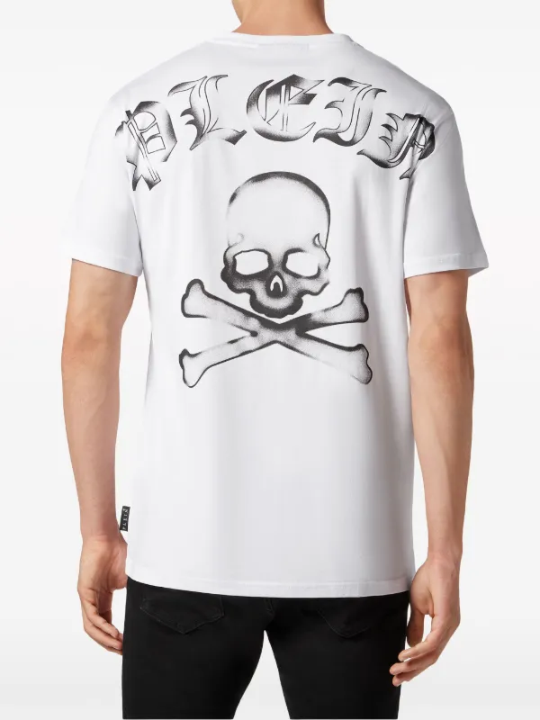 Philipp Plein スカルプリント Tシャツ | ホワイト | FARFETCH JP