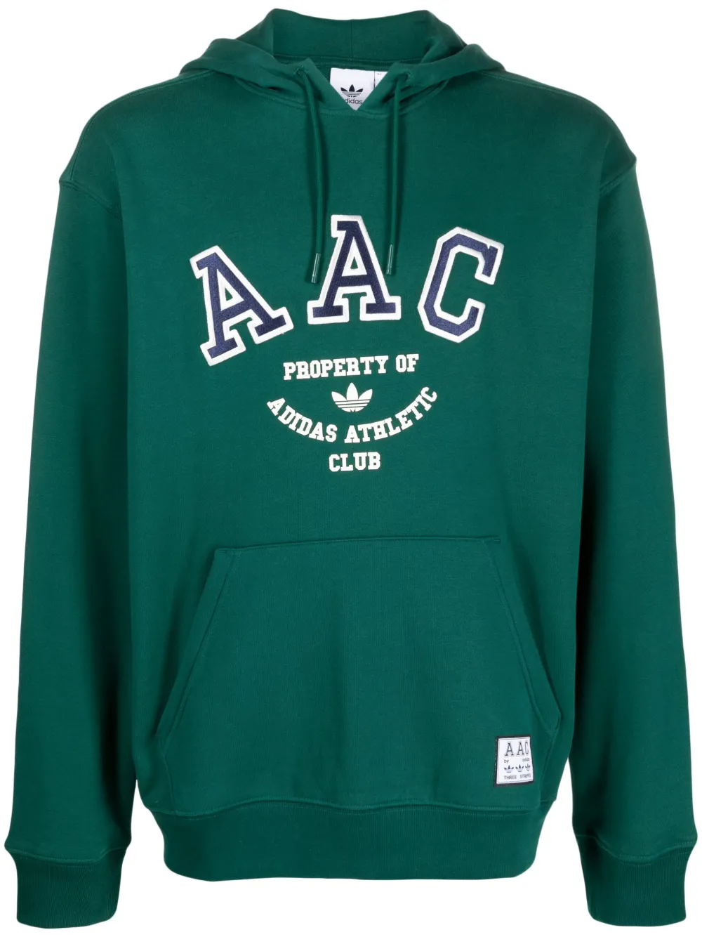 adidas College detail applique cotton hoodie Smart Closet