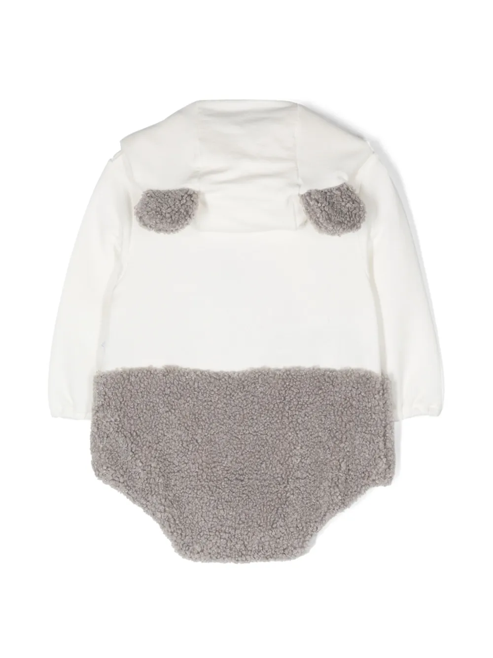 Il Gufo Teddy bear wrap bodysuit - Grijs