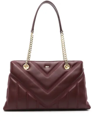 DKNY Becca Quilted Leather Tote Bag Farfetch